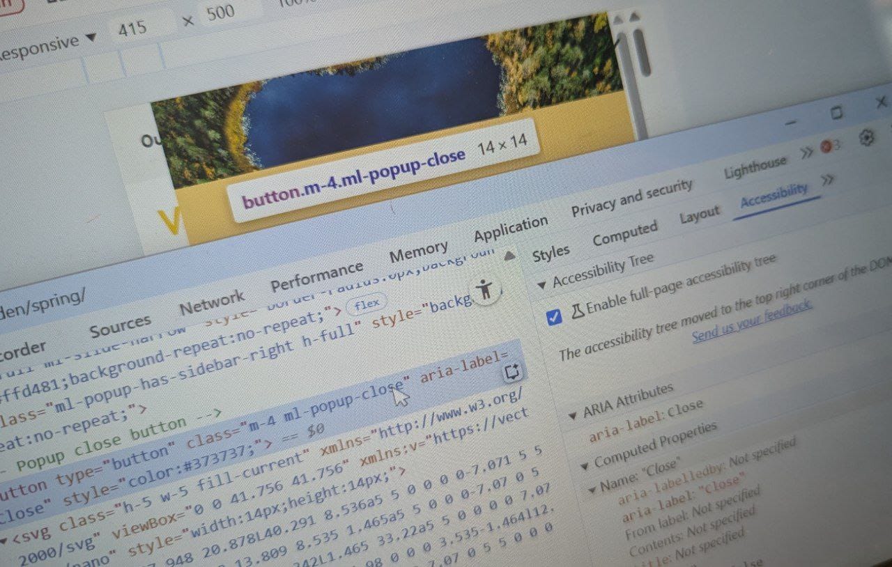 Accessibility health check